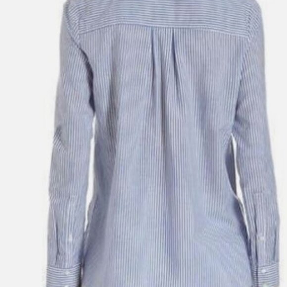 Vince striped 1/2 placket shirt - Picture 4 of 11